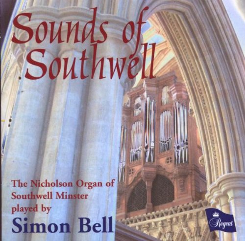 "CD cover featuring a photograph of a large pipe organ in an arched cathedral."