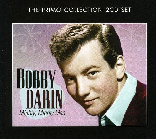 Bobby Darin's album cover with his portrait on a purple background.