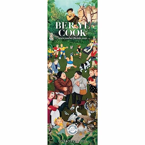 Beryl Cook Slim Calendar 2024