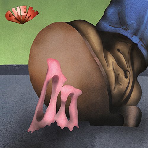 Album cover for The Paperhead’s “Chew” featuring a reclining figure.