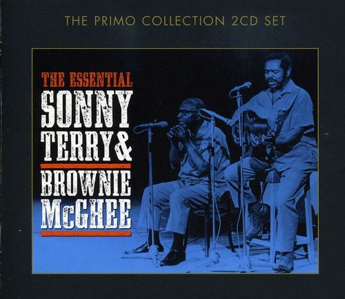 CD cover featuring Sonny Terry and Brownie McGhee performing on stage with microphones.