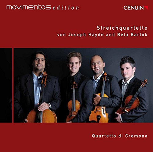 CD cover featuring the Quartetto di Cremona, a string quartet ensemble.