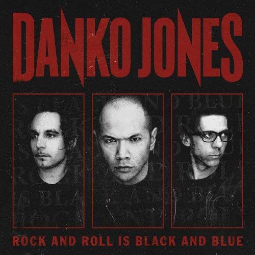 Danko Jones album cover featuring three band members in black and white.
