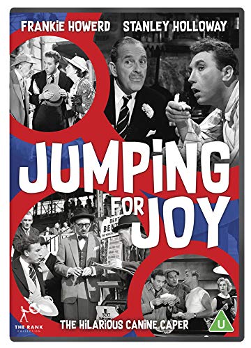 DVD cover for "Jumping for Joy" with black-and-white images and red accents.