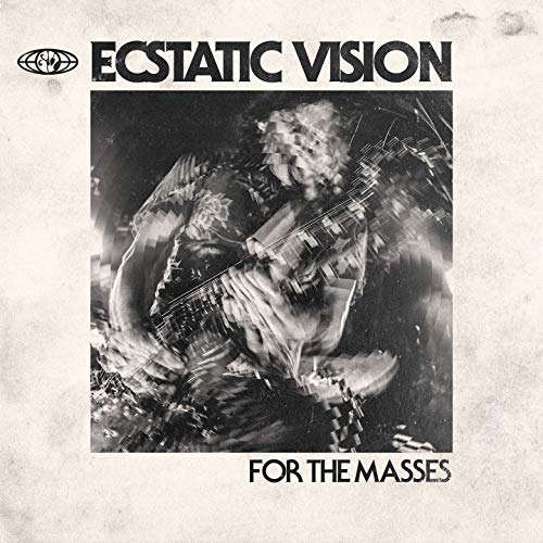 Album cover: distorted black and white image of a guitarist performing.
