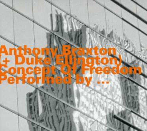 "Album cover with orange text on a gray, abstract background."