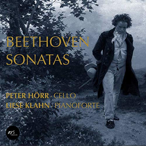 CD cover: Beethoven Sonatas performed by Peter Hörr, featuring a portrait.