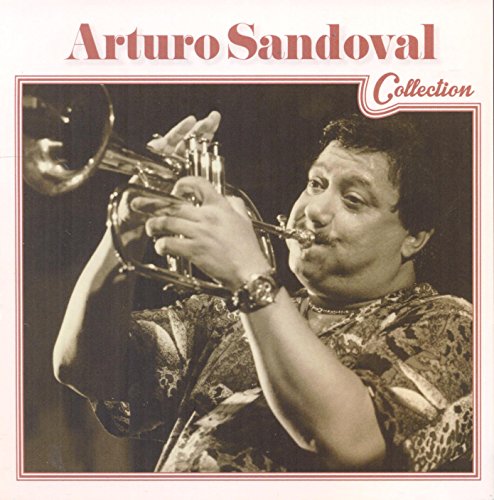 "CD cover featuring sepia-toned photo of man playing trumpet, with red text and border."