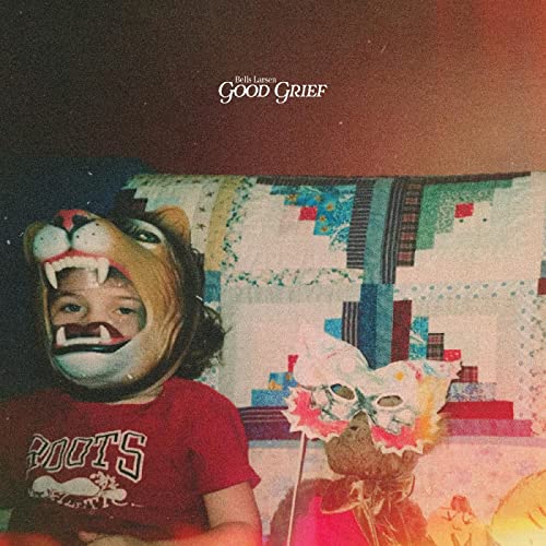 Child in a lion mask, vintage photo, album cover for "Good Grief".