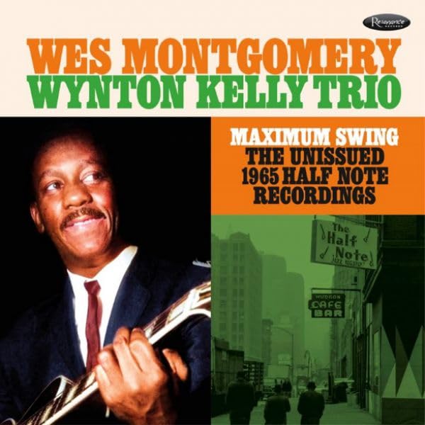 Wes Montgomery album cover featuring a portrait and city scene.