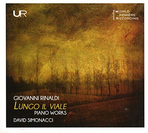 A CD cover featuring a painting of a tree-lined path.