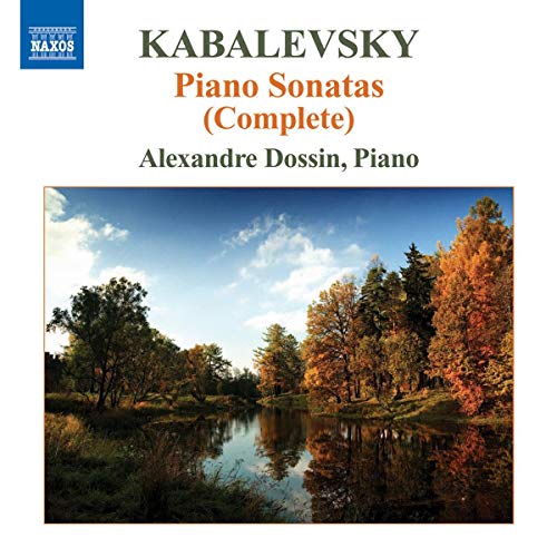 CD cover for Kabalevsky piano sonatas with a landscape scene.
