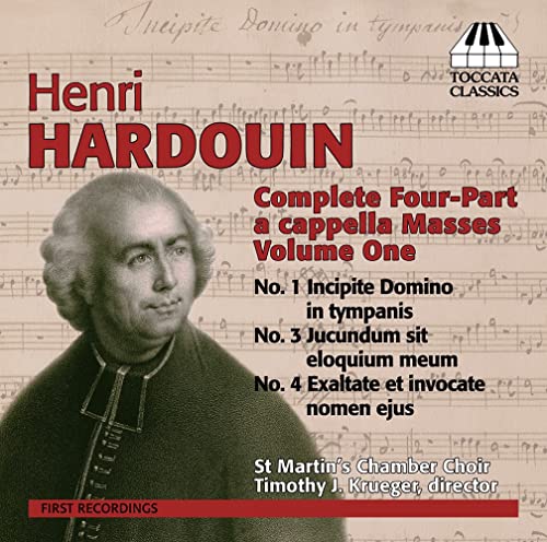CDL album cover featuring a portrait of Henri Hardouin over a musical score background.