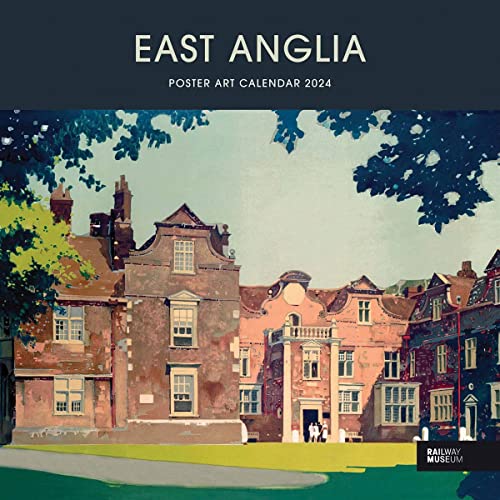 East Anglia Poster Art NRM Wall Calendar 2024