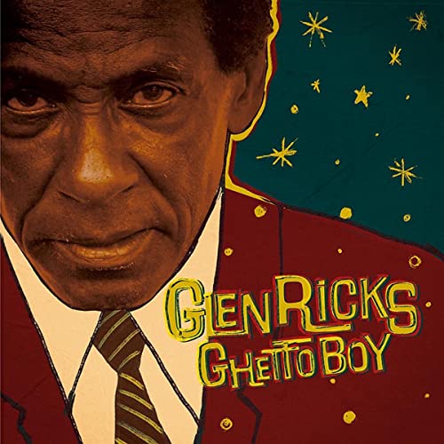 Record cover featuring portrait of Glen Ricks with gold lettering.