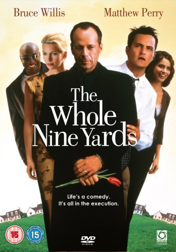 The Whole Nine Yards DVD cover featuring Bruce Willis, Matthew Perry, and other cast members.