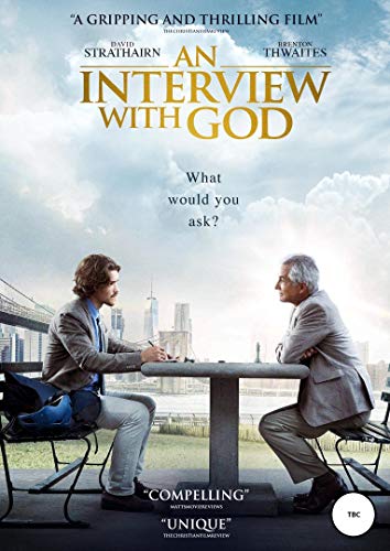DVD cover: two men seated facing each other with a city backdrop.