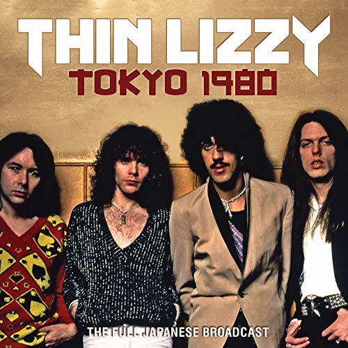 Thin Lizzy album cover, "Tokyo 1980", featuring a band portrait.