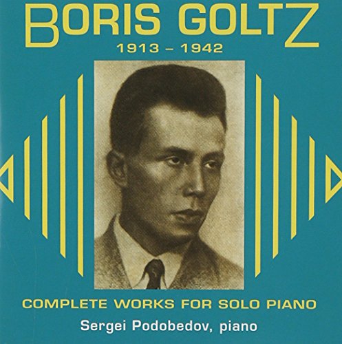 CD cover featuring a portrait of composer Boris Goltz (1913-1942).