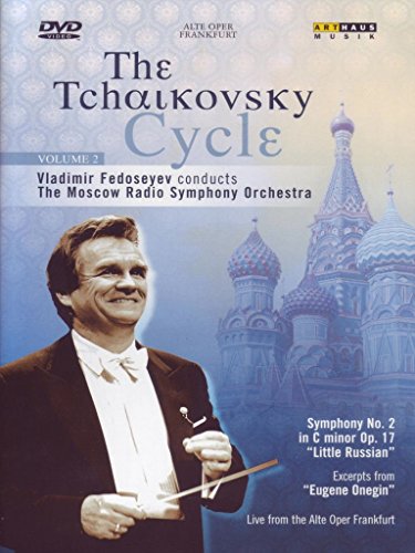 DVD cover featuring a conductor in a tuxedo, with a Russian church in the background.