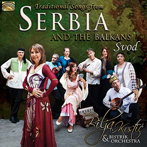 CD cover featuring a folk music ensemble from Serbia and the Balkans.