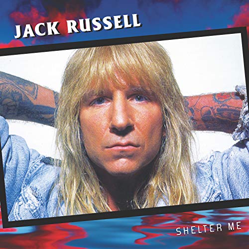 CD cover for Jack Russell’s “Shelter Me” featuring a portrait of the artist.