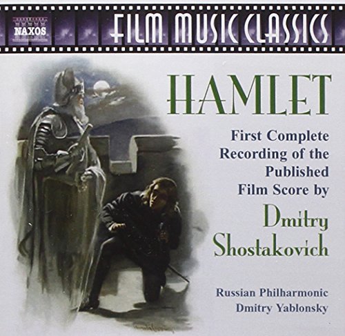 CD cover for "Hamlet" film score by Shostakovich, featuring a painting.