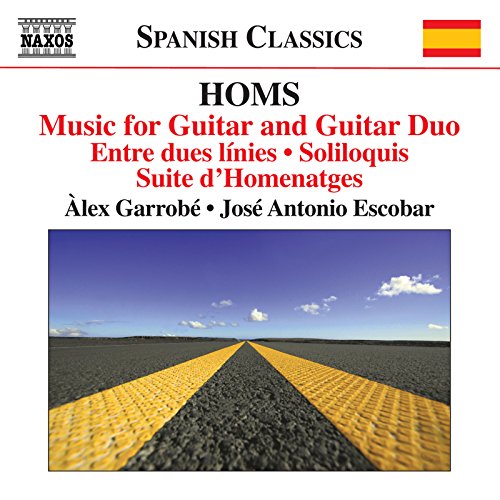 CD cover for Joachim Homs' guitar music with a wheat field image.