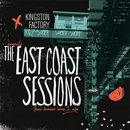 Vinyl record cover for “The East Coast Sessions” with urban imagery.