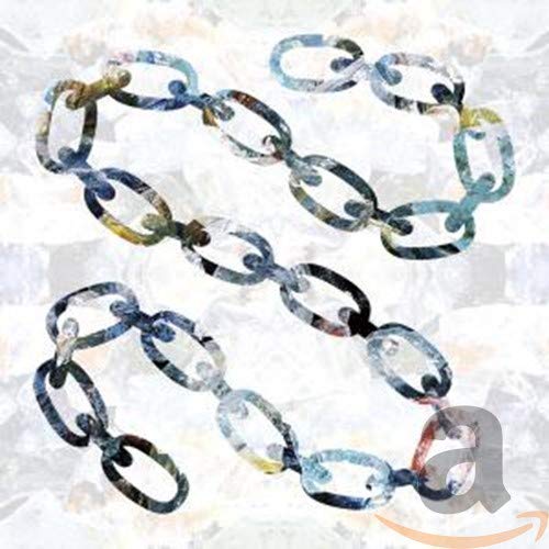 CD case with a blurred image of a silver-toned chain.