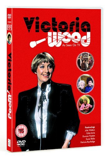 DVD case with Victoria Wood on cover, red background, and four circular inset images.