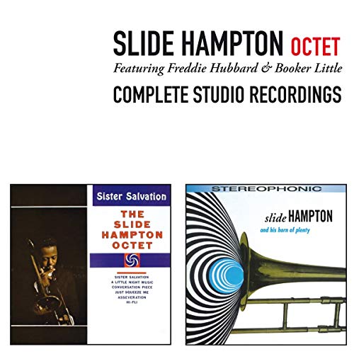 CD cover for Slide Hampton’s “Complete Studio Recordings” with album art.