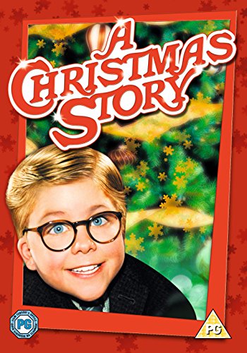 "A young boy with glasses smiles on a pink DVD cover."