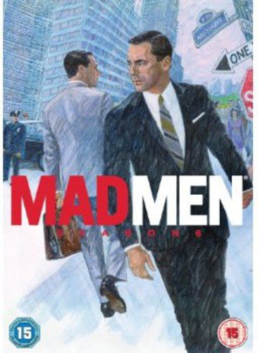 Mad Men" Season 6 DVD cover featuring two men in suits walking in a city.