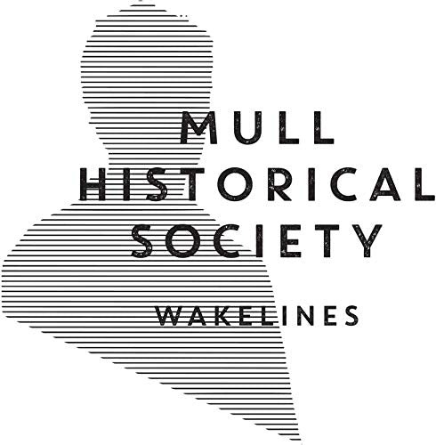 Mull Historical Society "Wakelines" CD cover with striped head silhouette.