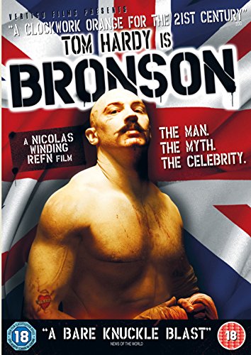 DVD cover featuring Tom Hardy shirtless with bandaged hands against a UK flag background.
