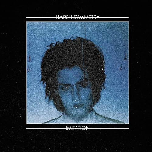Harsh Symmetry album cover: a shadowed face against a blue background.