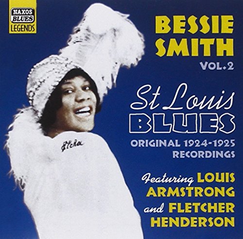 CD cover for Bessie Smith’s “St. Louis Blues” featuring a portrait.