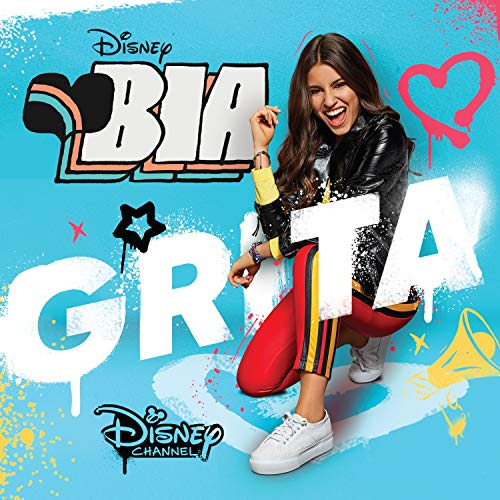 Album cover for "Bia - Grita" featuring a smiling young woman.