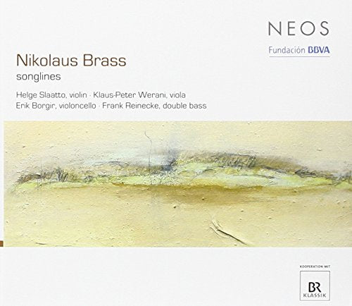 A CD cover featuring a watercolor painting of a sandy landscape.
