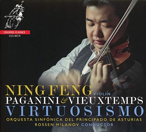 CD cover featuring a man playing violin with text overlay.