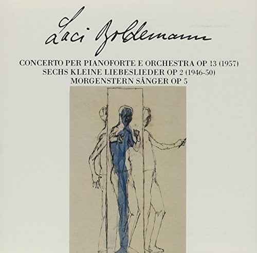 A CD cover with a sketch of three figures, beige background, and black text.