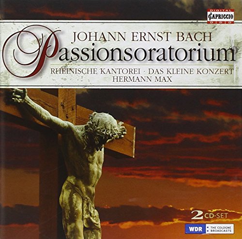 A CD cover featuring a crucified Jesus statue against a red sky with text overlay.