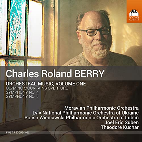CD cover featuring portrait of composer Charles Roland Berry with text details.