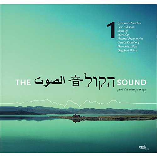 "CD cover with serene lake scene, mountains, and 'The Sound' title in multiple languages."