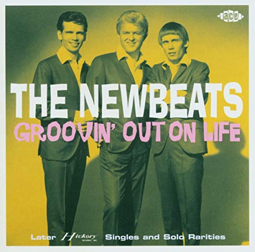 CD cover: The Newbeats, three men in suits, pink and green text.