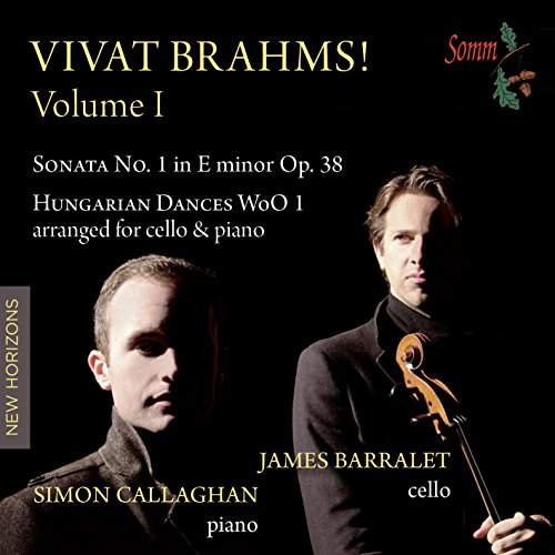 CD cover featuring cellist James Barralet and pianist Simon Callaghan.