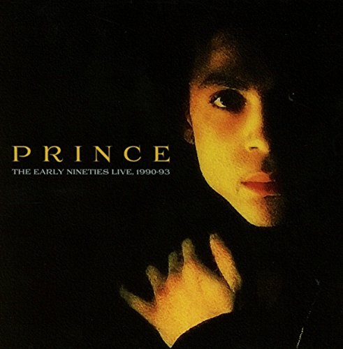 Prince portrait on album cover for "The Early Nineties Live, 1990-93".