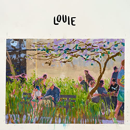 CD cover for Kenny Beats’ “Louie” featuring a painted park scene.