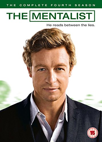 DVD cover for "The Mentalist" Season 4, featuring a man in a suit.
